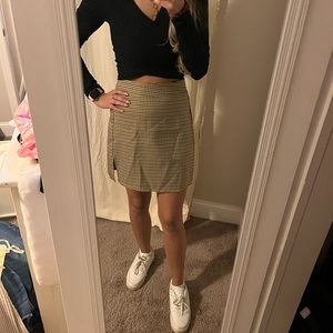 Plaid Mini Skirt